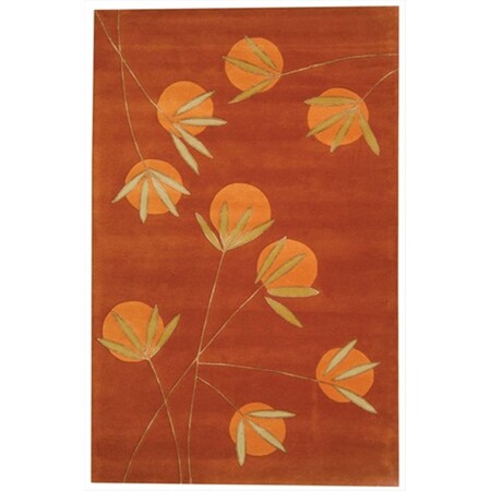 Safavieh 8 x 8 ft. Square Contemporary Soho Rust Hand Tufted Rug SOH304A-8SQ